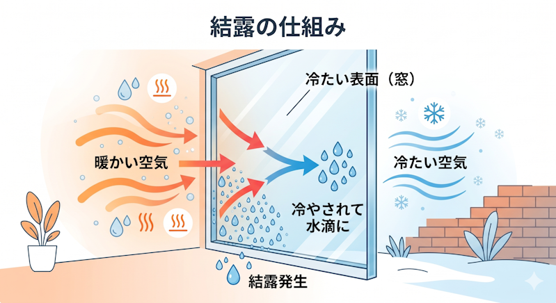結露発生の仕組み
