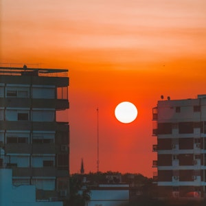 夕日のイメージ