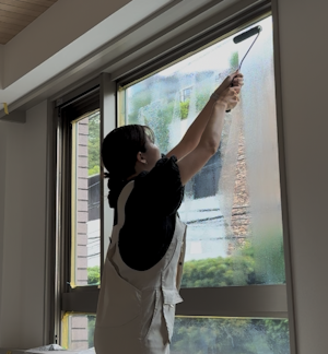 節電ガラスコートの実際の施工画像