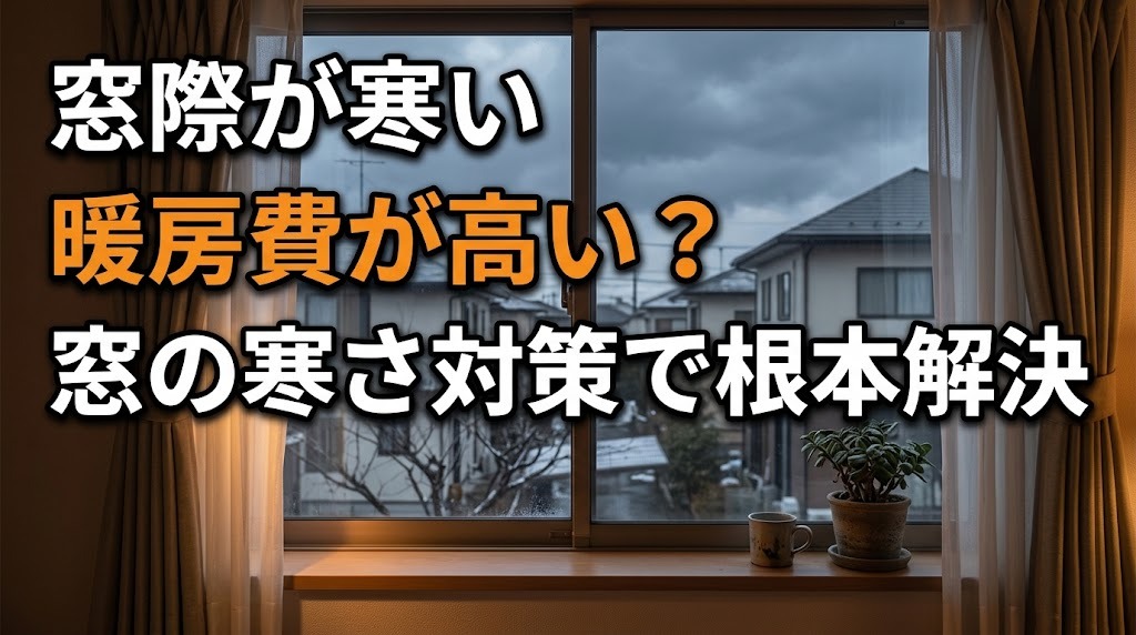窓際が寒い・暖房費が高い？窓の断熱で根本から解決する方法