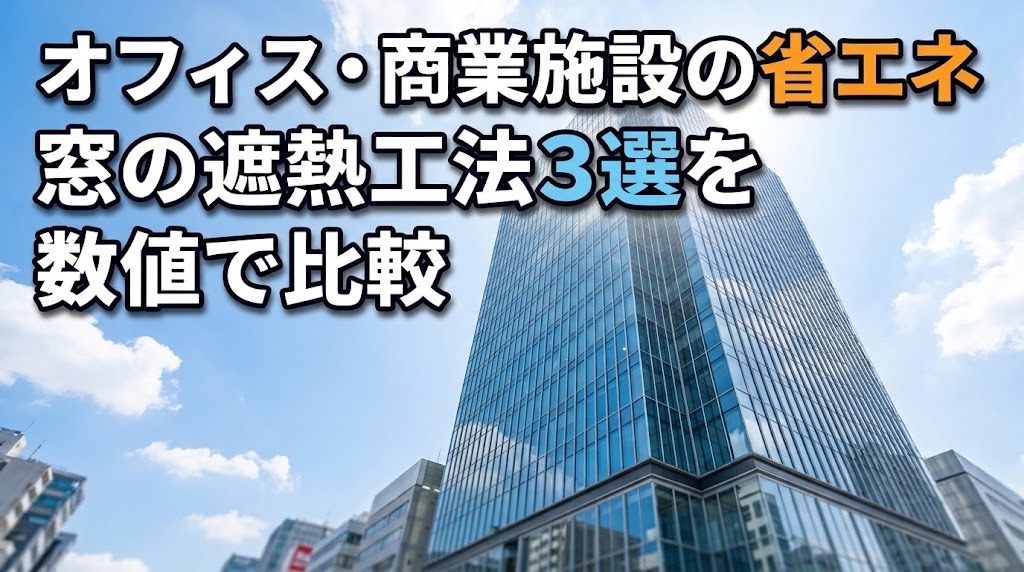 窓の省エネ対策3選