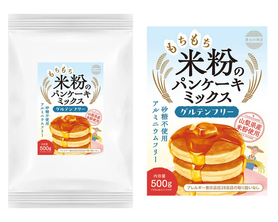米粉のパンケーキミックスのパッケージのギャラリー画像1