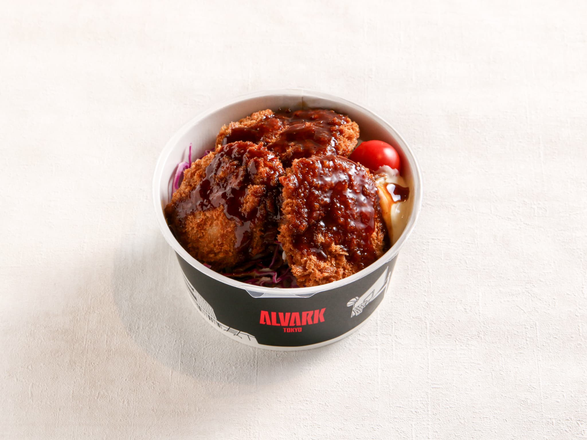 テーブス選手コラボメニュー「テーブス勝つ丼」