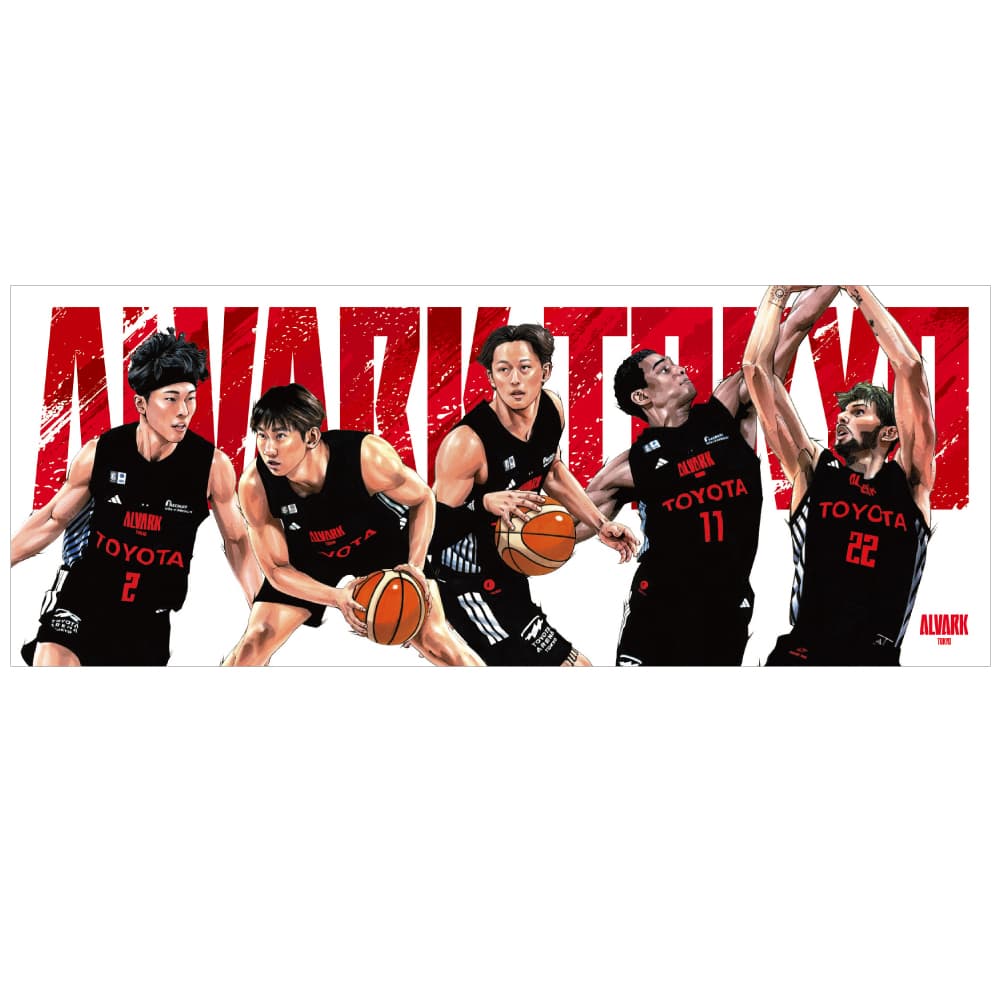 Players art てぬぐい by Dai Tamura 