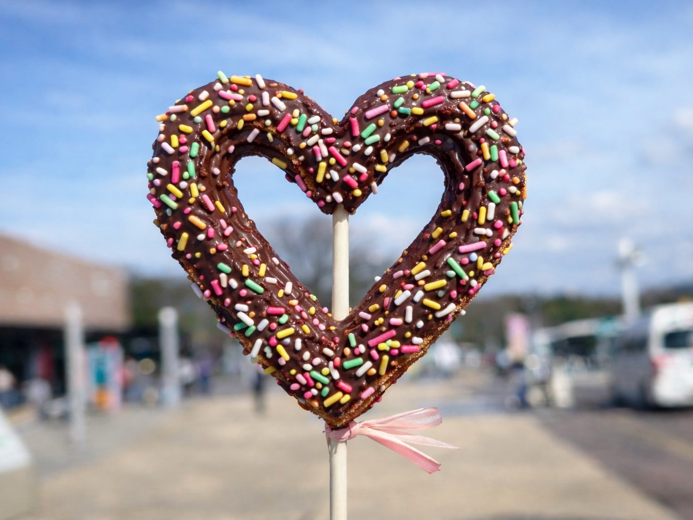 ハートチョコ生チュロス