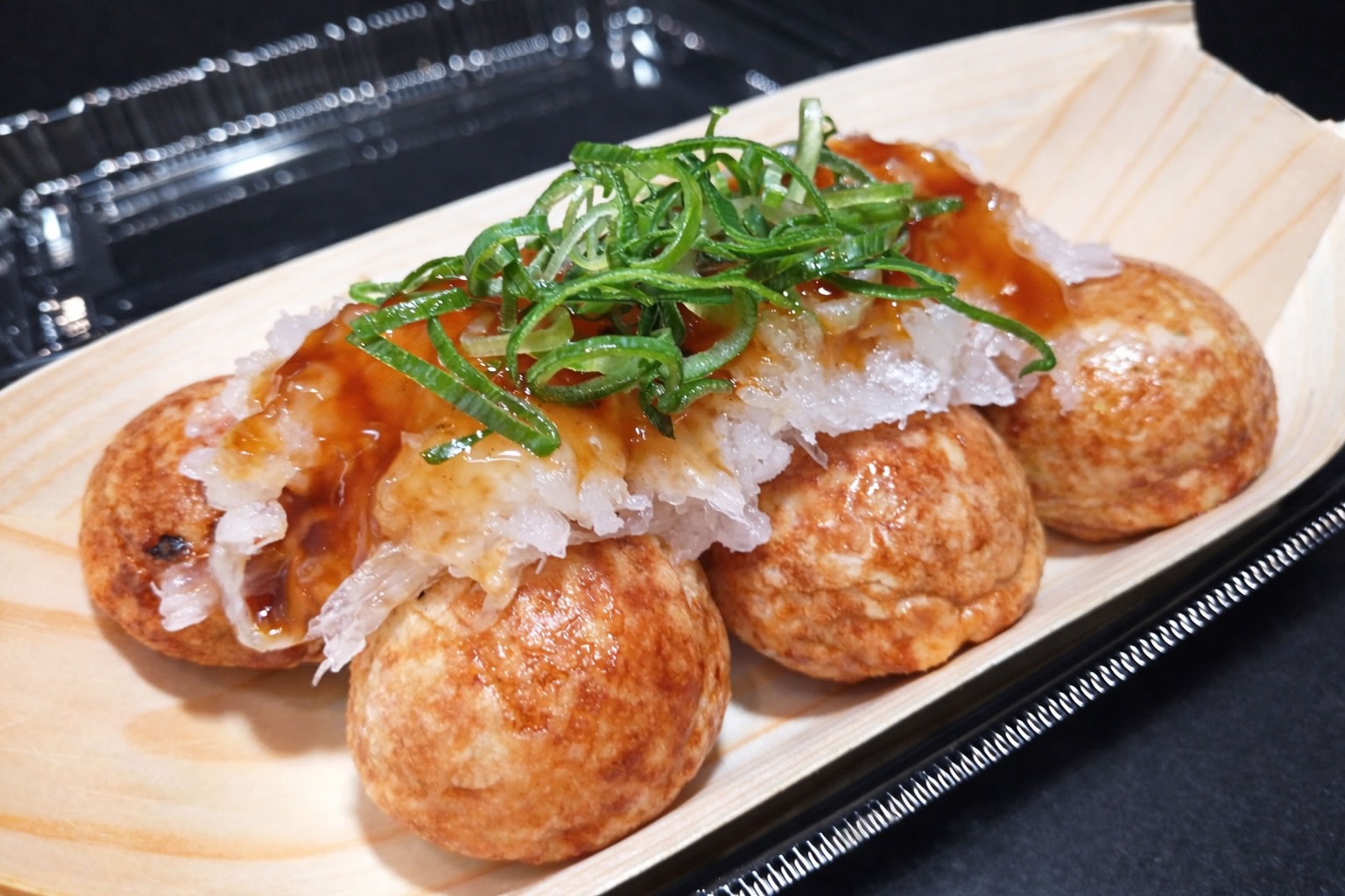 ネギおろしポン酢たこ焼き（練馬大根使用）