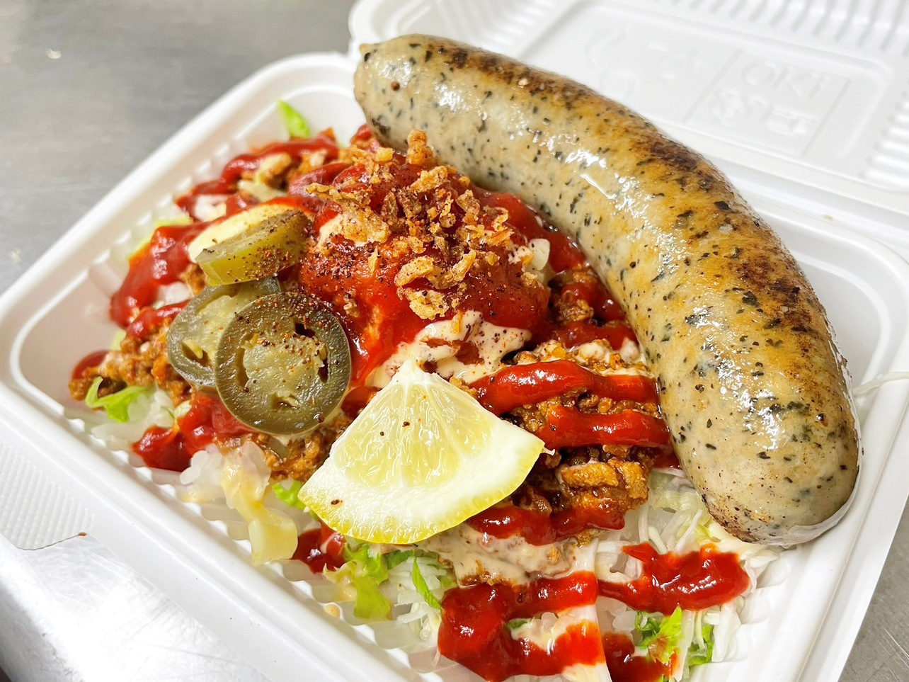 HOTフランクタコライス