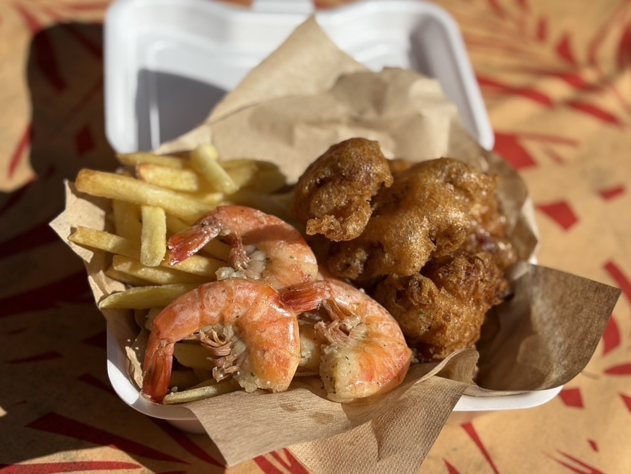 ポテト＆モチコチキン＆ガーリックシュリンプ