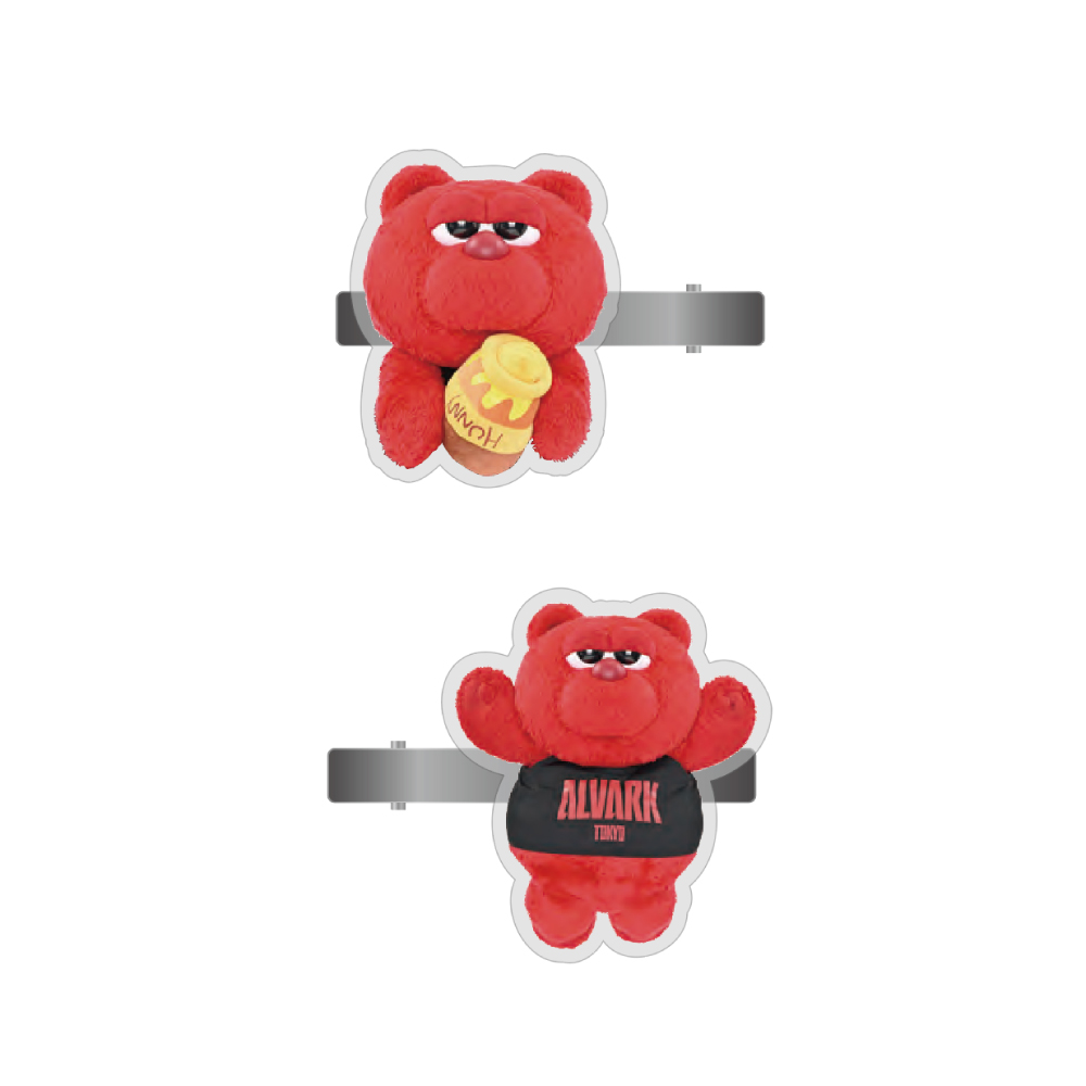 【再入荷】ルークフォトデザイン前髪クリップ２