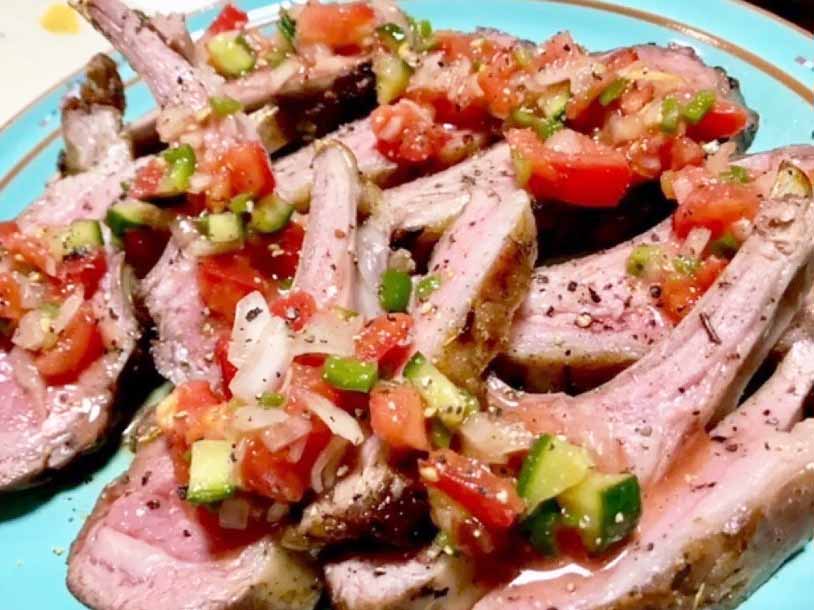 ラムチョップ クリスマスソース