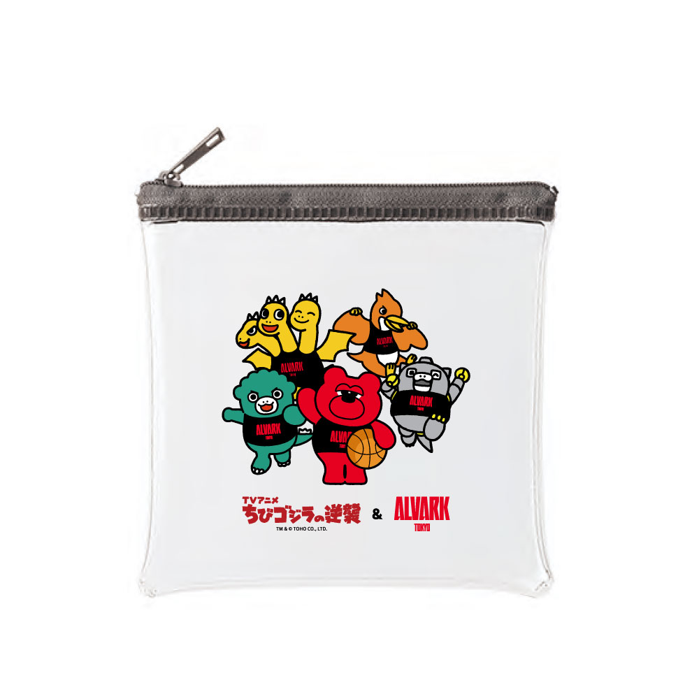 ちびゴジラコラボクリアポーチ