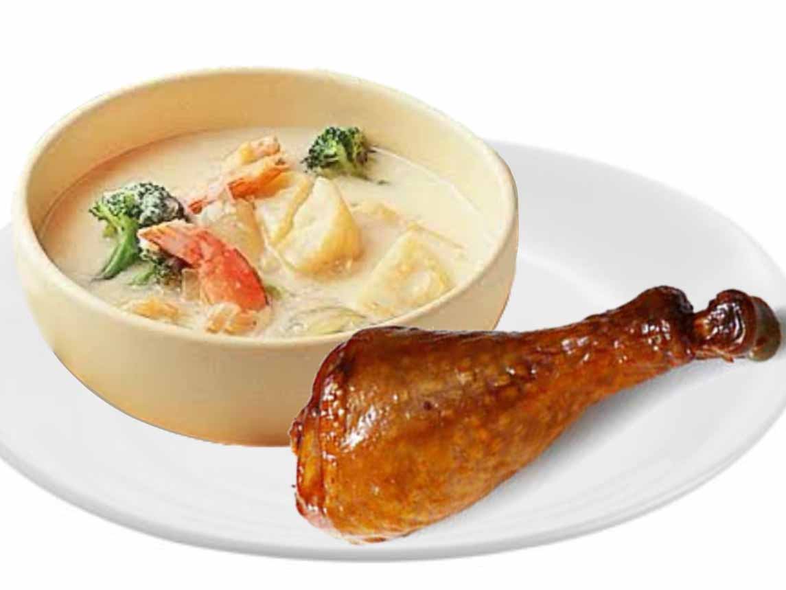 ターキー＆エビチャウダー