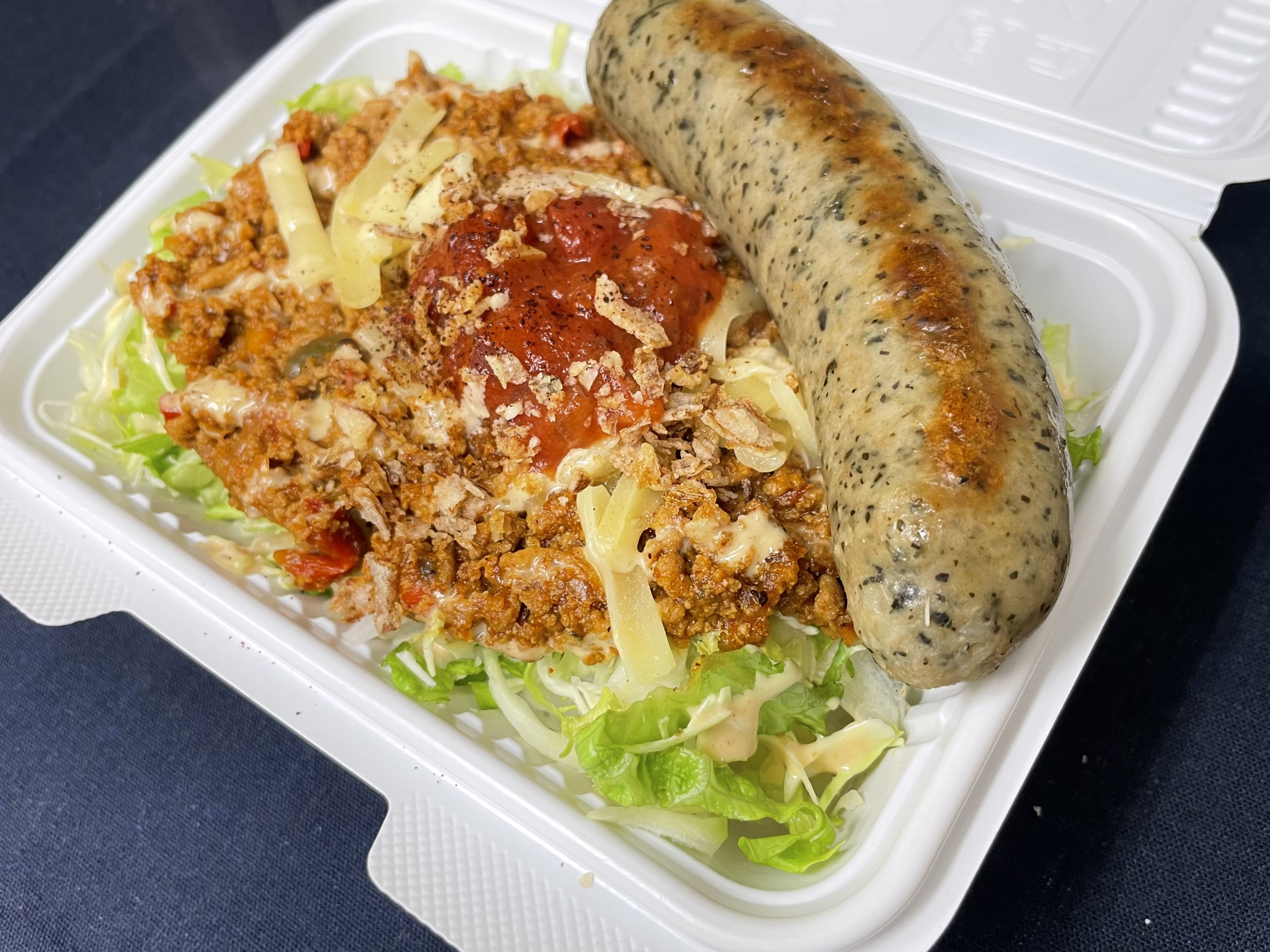 炙りBIGハーブフランクタコライス