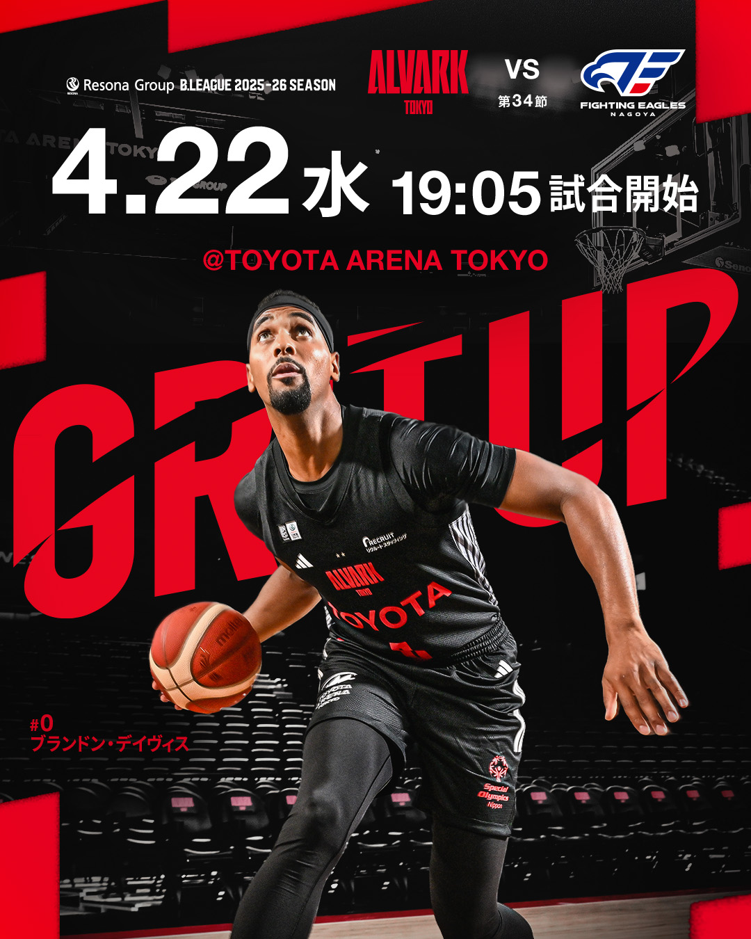 アルバルク東京試合情報