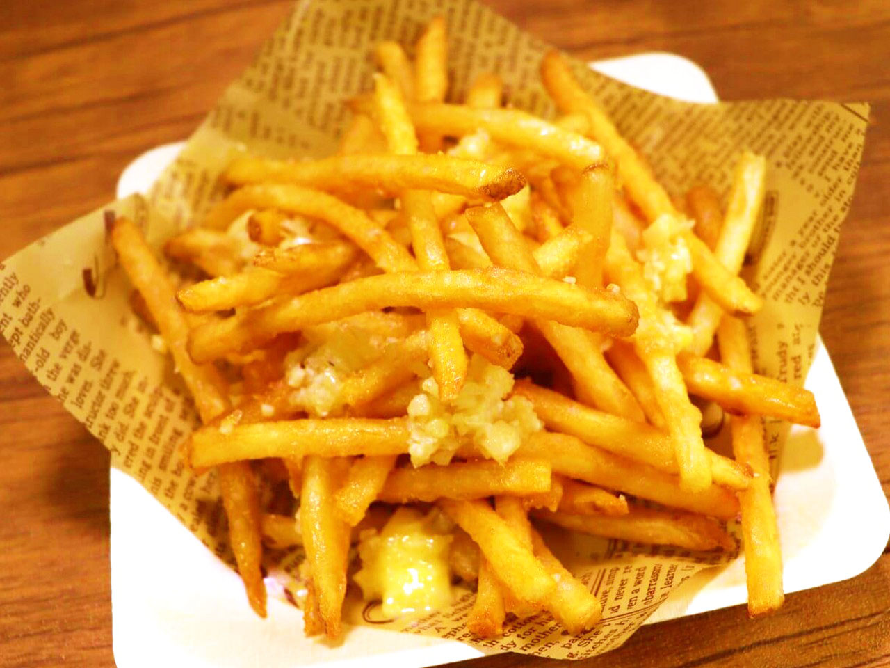 【BOOST MENU】アンチョビガーリックポテト