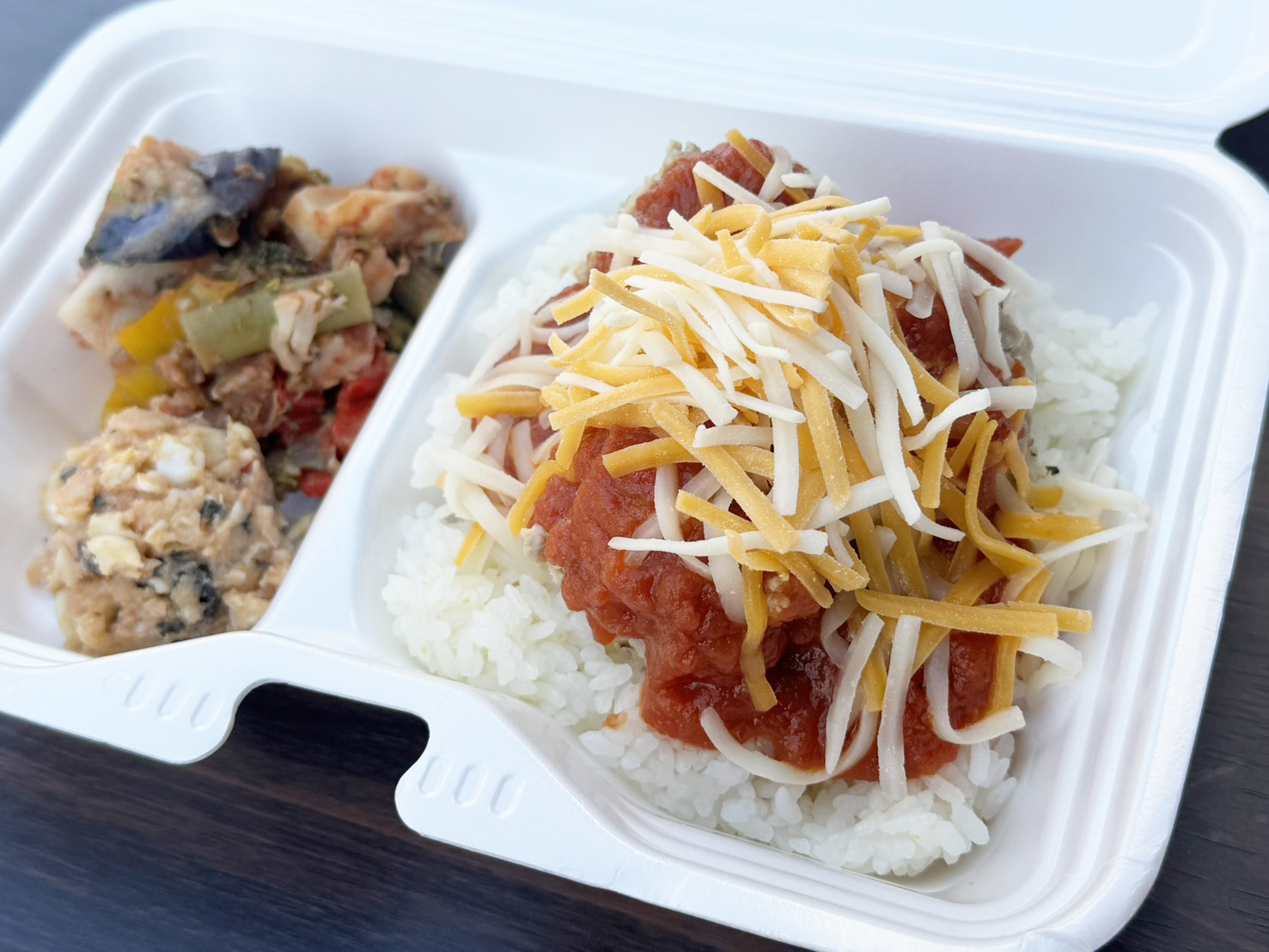 トウキョウXのポルペッティトマトソース煮込み(東京発の銘柄豚使用)