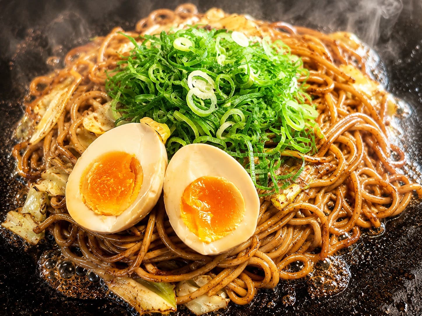 【大阪】大阪焼きそば・味玉ねぎソース
