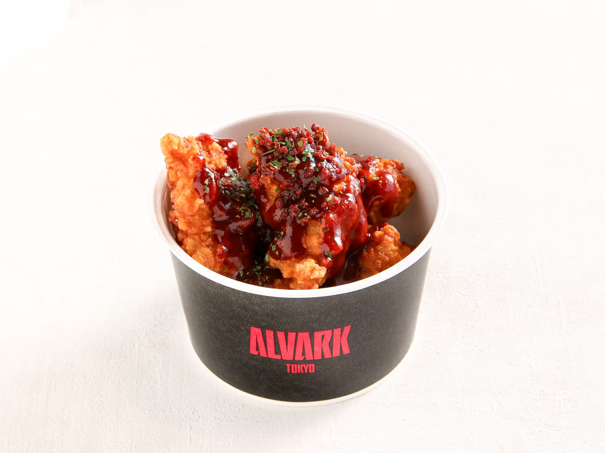 デイヴィス選手コラボメニュー「唐揚げとBBQソース」