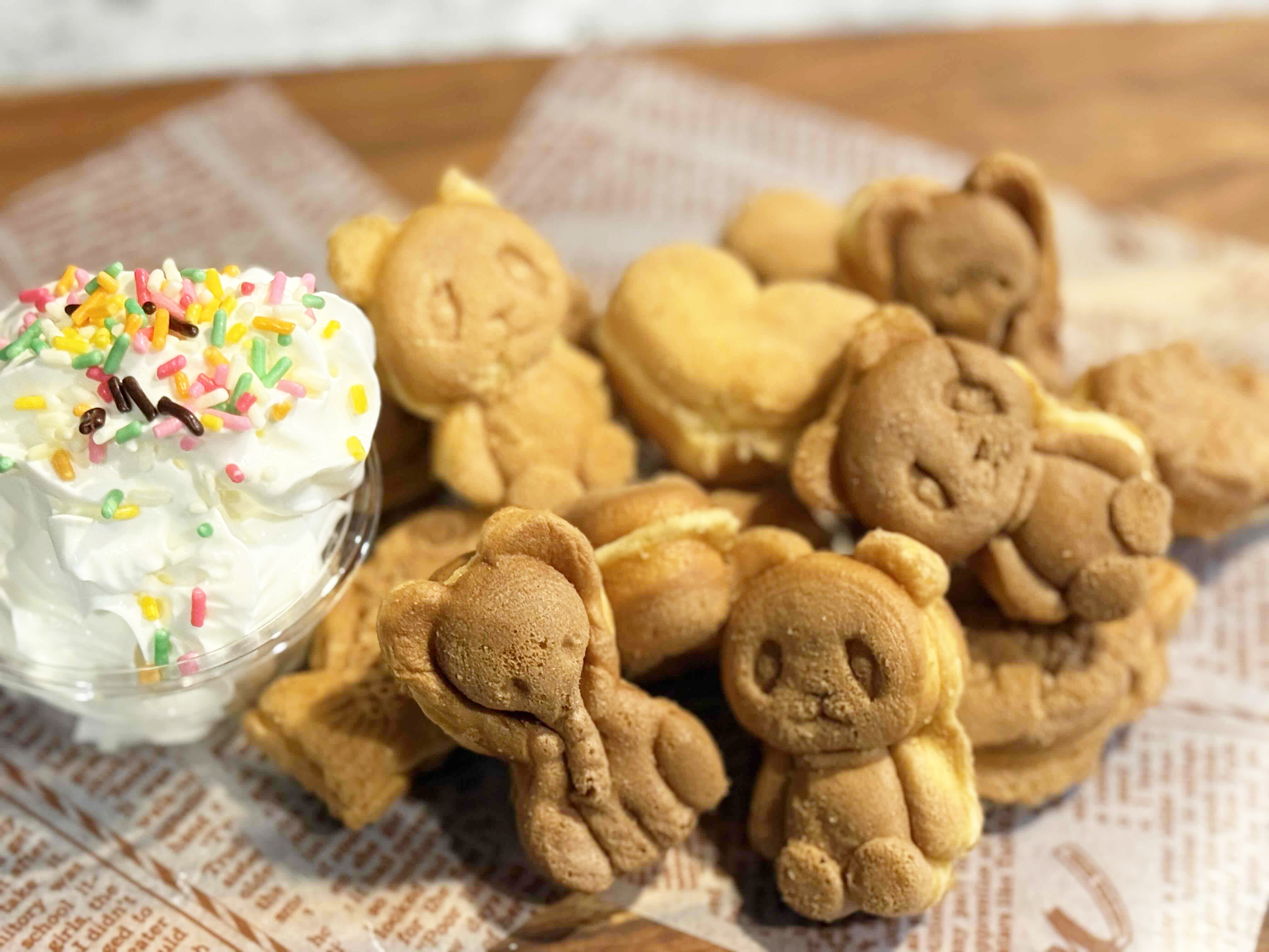 ベビーカステラ　12個 ~ホイップクリームトッピング~