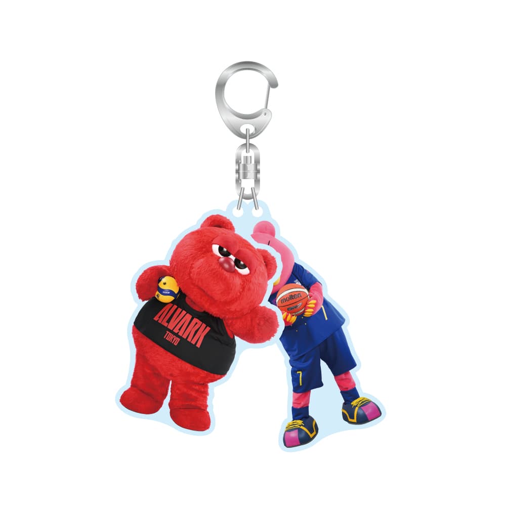 グレベアくんコラボ２連キーホルダー