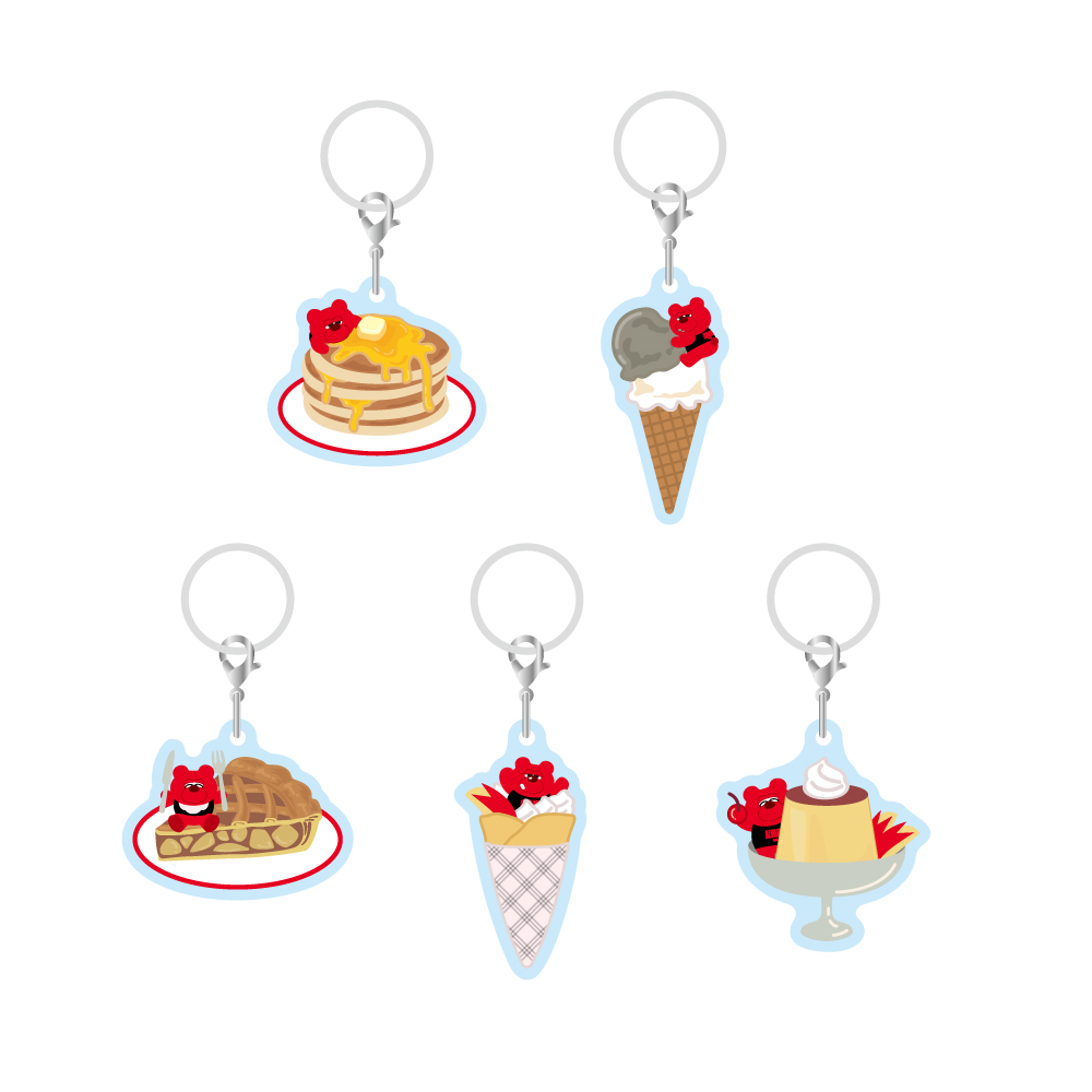 スイーツデザインめじるしチャーム