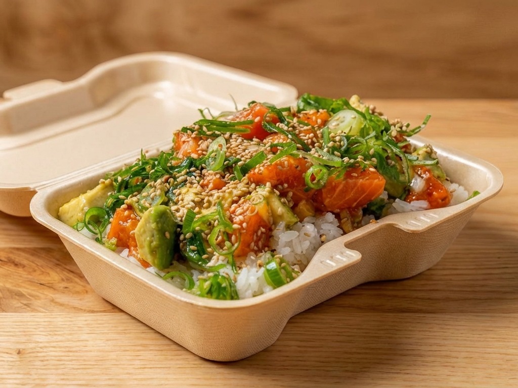 ハワイアンサーモンポケ丼