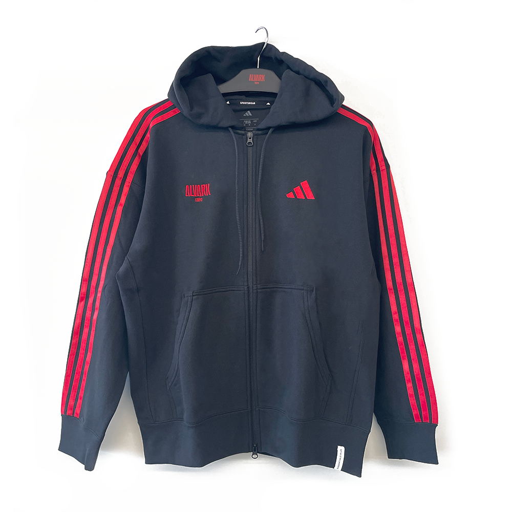 adidas ALVARK スリーストライプフルジップフーディ