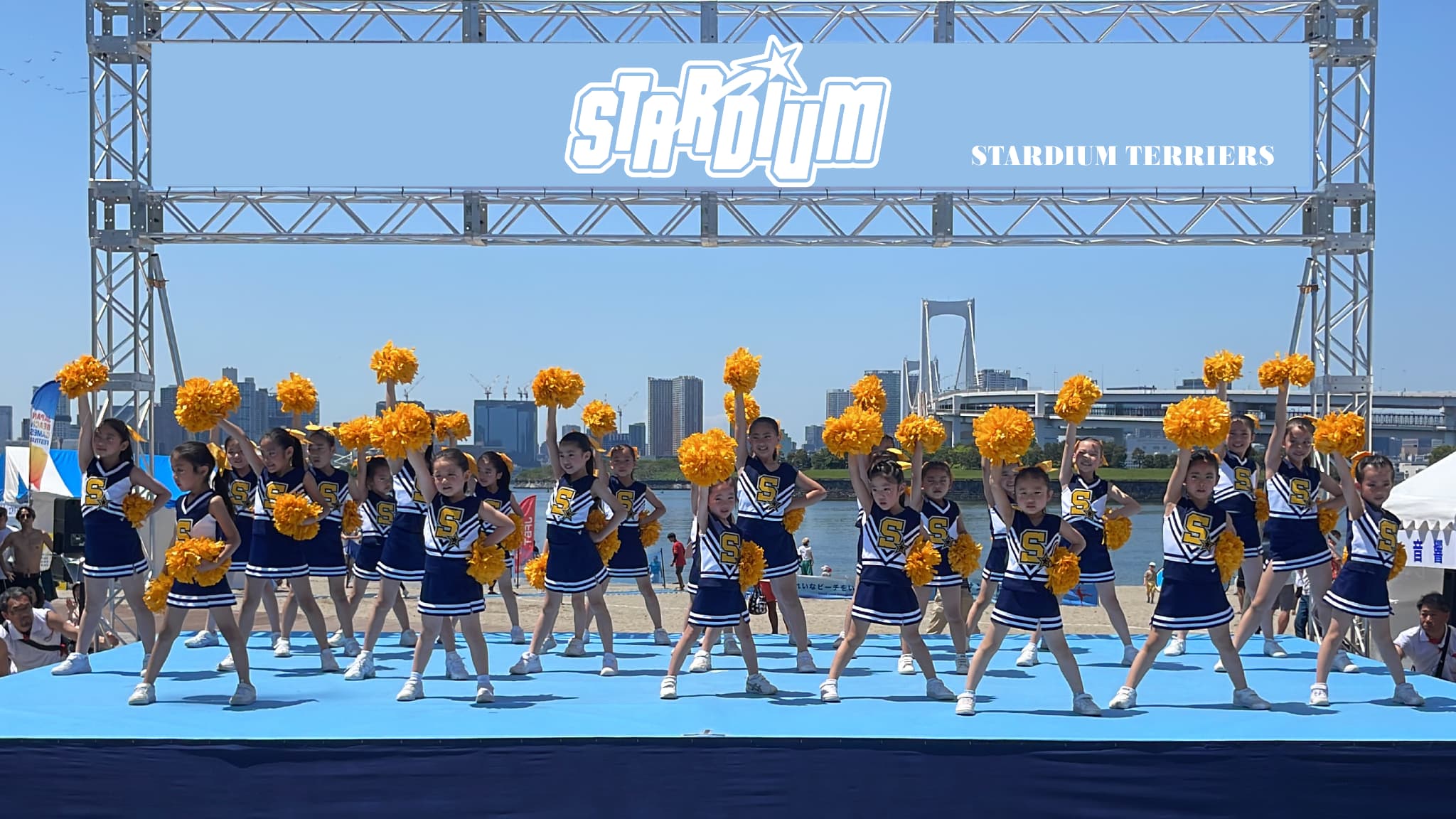 【プライムタイム】キッズチアスクールの「STARDIUM」がパフォーマンス披露