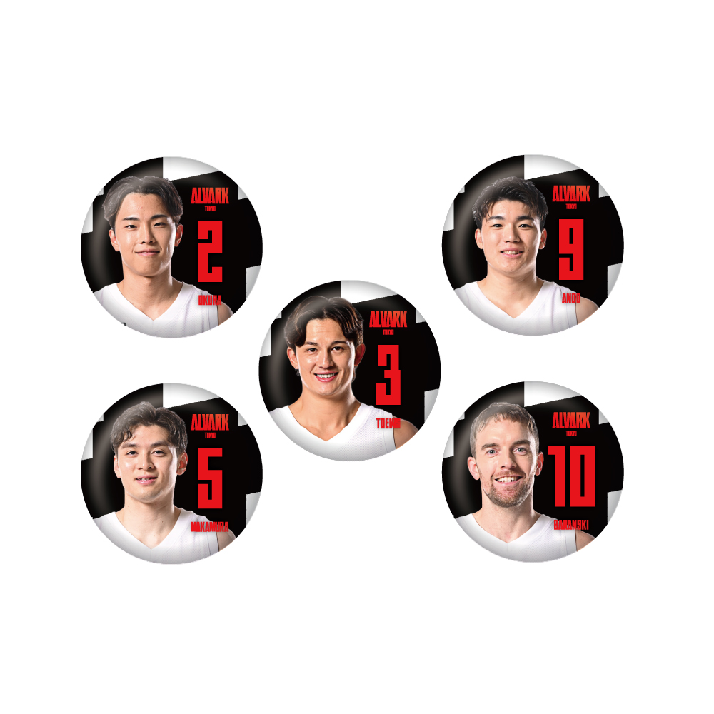 プレーヤーズフォト缶バッジAWAY