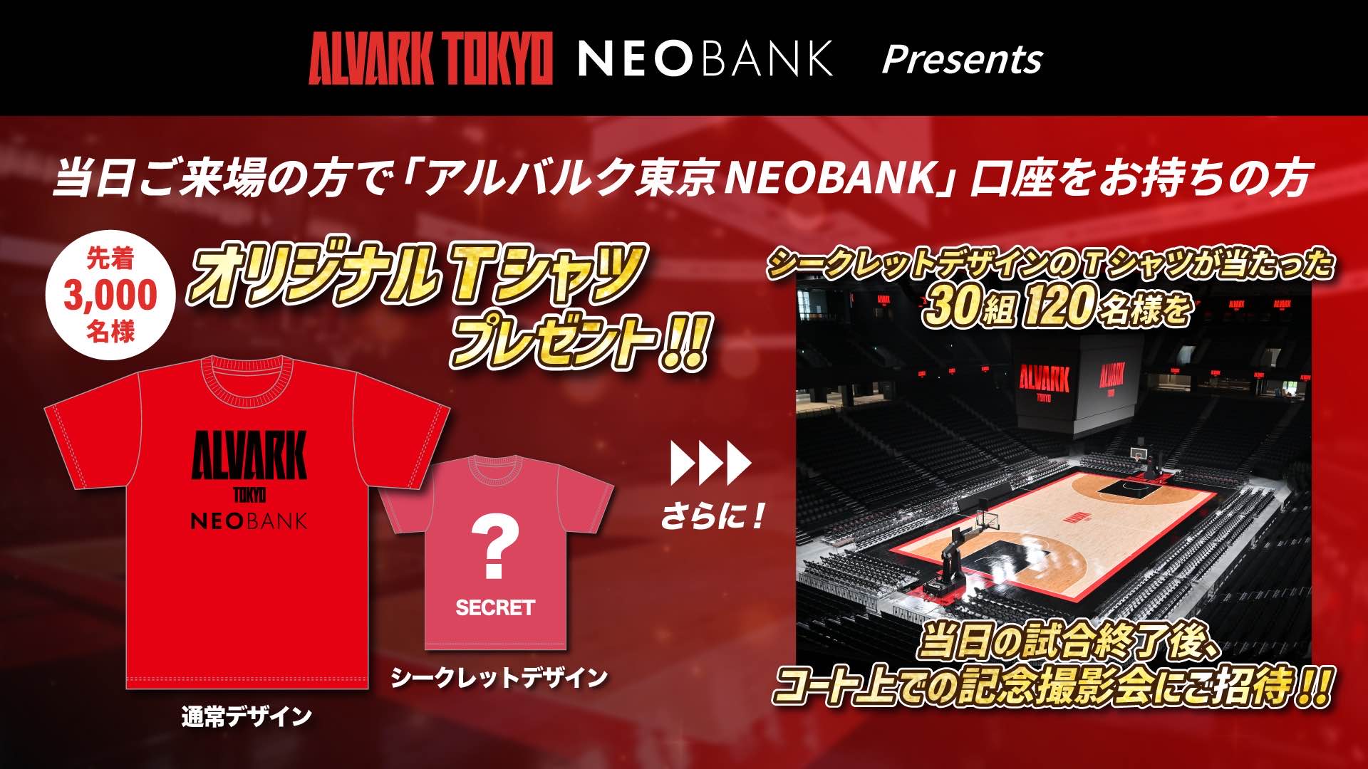 アルバルク東京NEOBANK presents