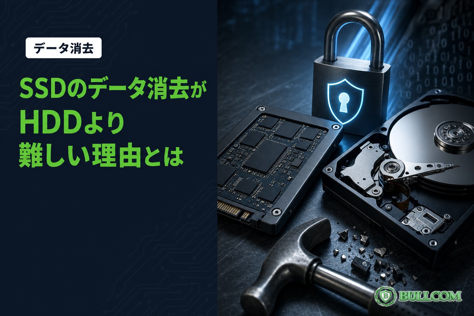 SSDのデータ消去がHDDより難しい理由とは
