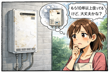 給湯器の寿命について