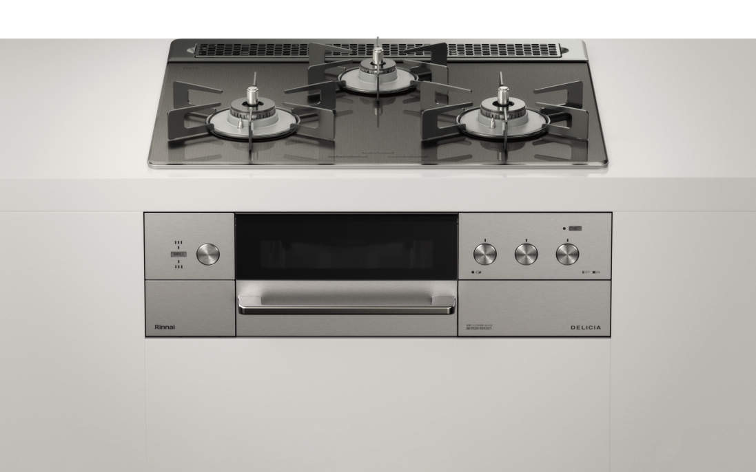 ツイードシルバーガラストップ／ステンレスフェイス／ホーローゴトク