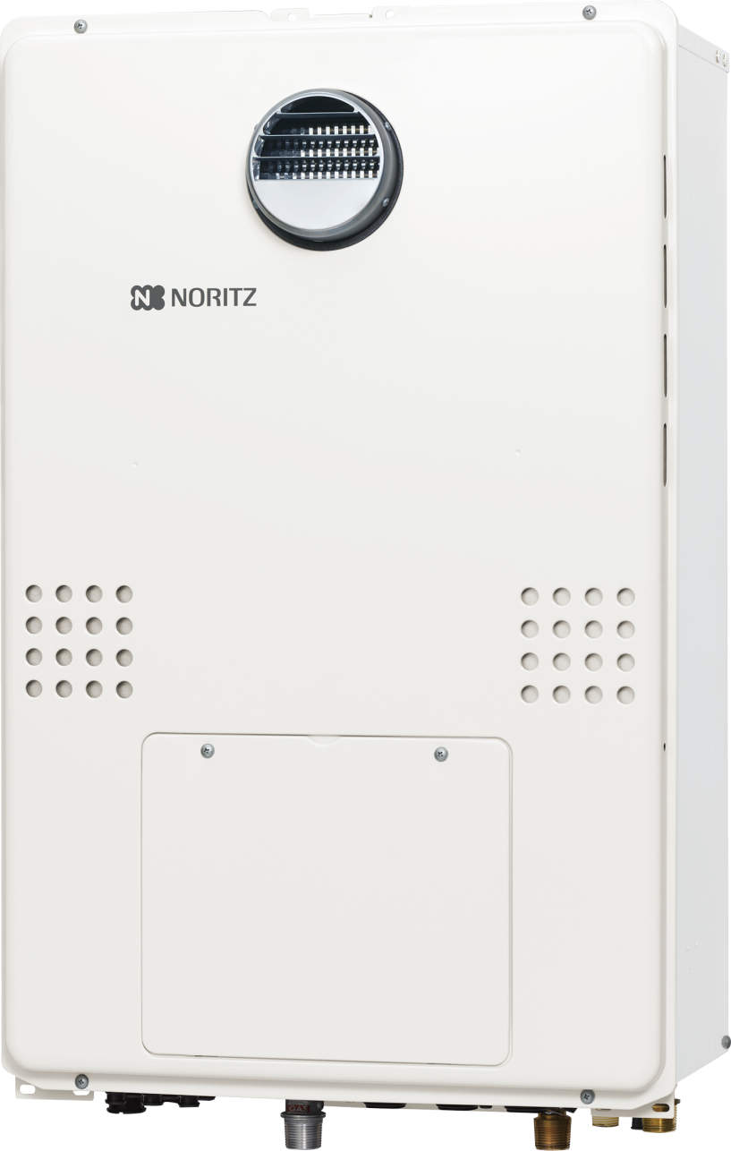 ノーリツ　暖房付　エコジョーズ　ベランダ設置