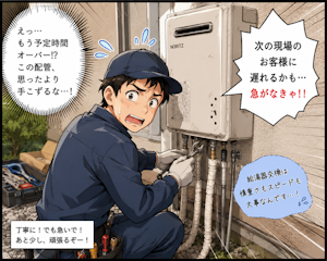 給湯器工事に立ち合いは必要か？工事に掛かる時間はどのくらい？分かりやすく解説します！
