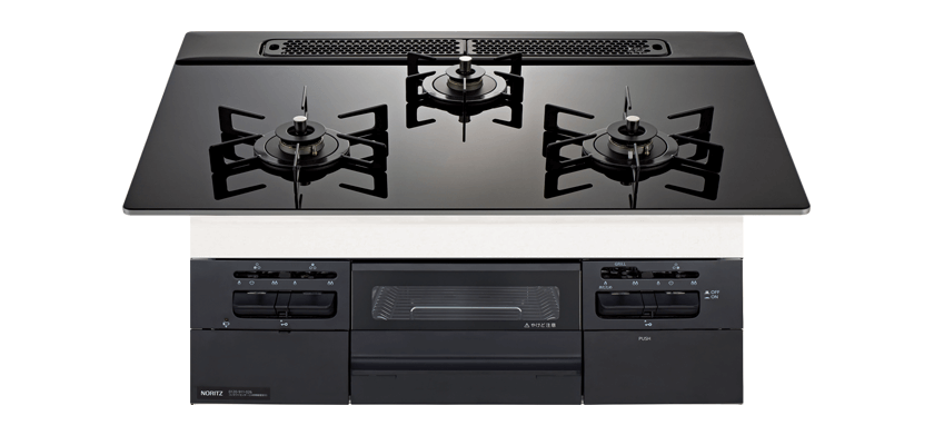 ブラックガラストップ　ブラックフェエイス