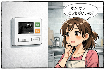 給湯器のリモコン電源オンオフについて