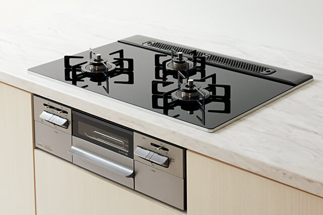 ブラックガラストップ ブラックフェエイス