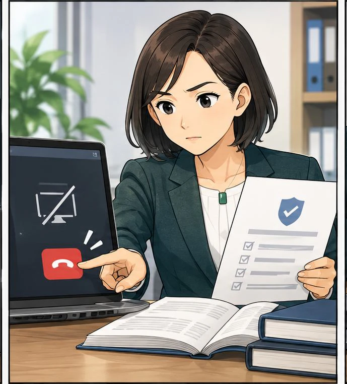 操作ミス修復費用詐欺の独自解説イラスト