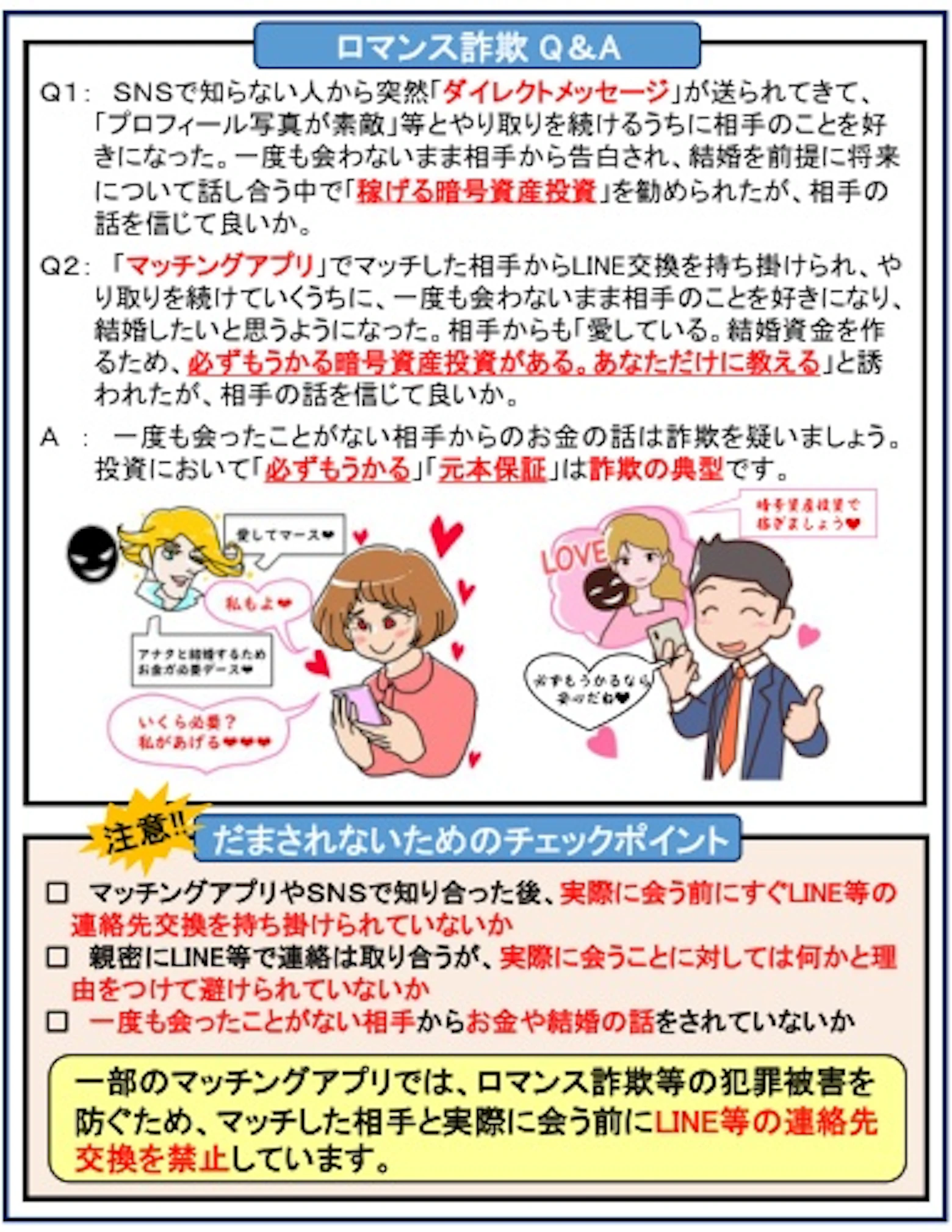 一次情報のスマホ確認画面