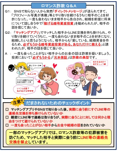 一次情報のスマホ確認画面