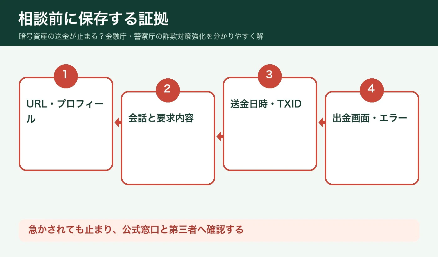 名義一致確認で気をつけることの図解