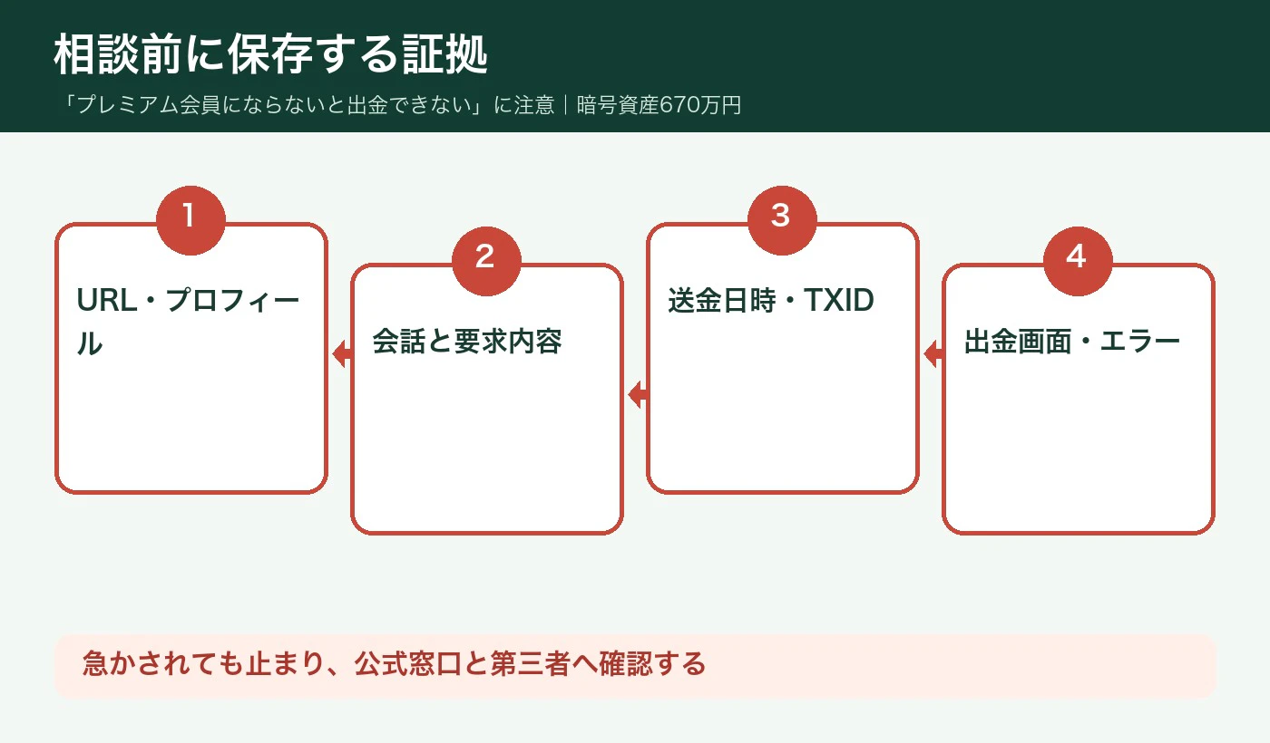 送金前に家族へ共有する項目の図解