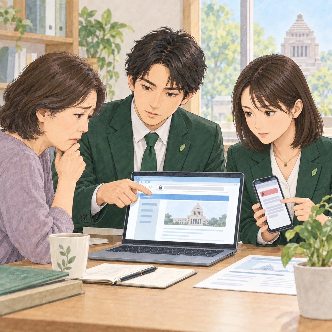 公的窓口の独立した照合