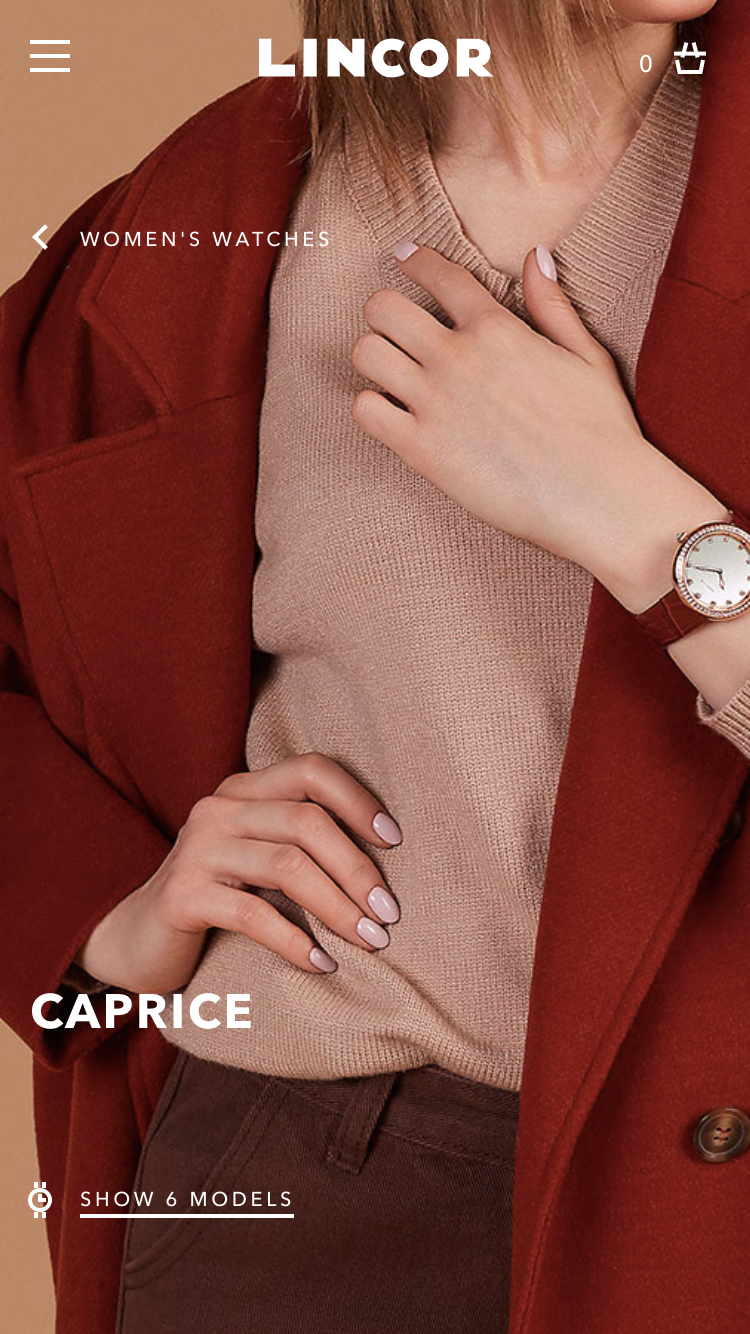 Women's watches - Caprice collection | Lincor