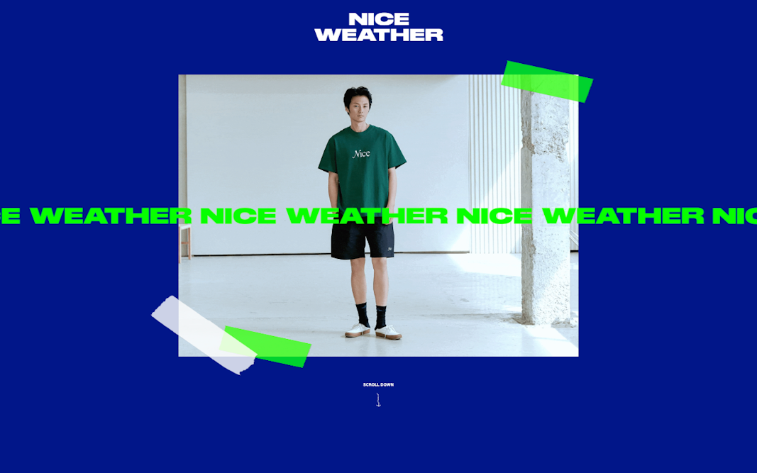 韓国発のセレクトショップ＜NICE WEATHER（ナイスウェザー）＞日本初上陸