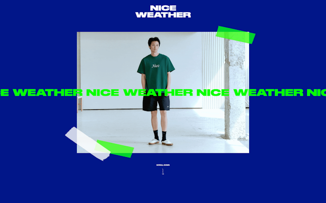 韓国発のセレクトショップ＜NICE WEATHER（ナイスウェザー）＞日本初上陸