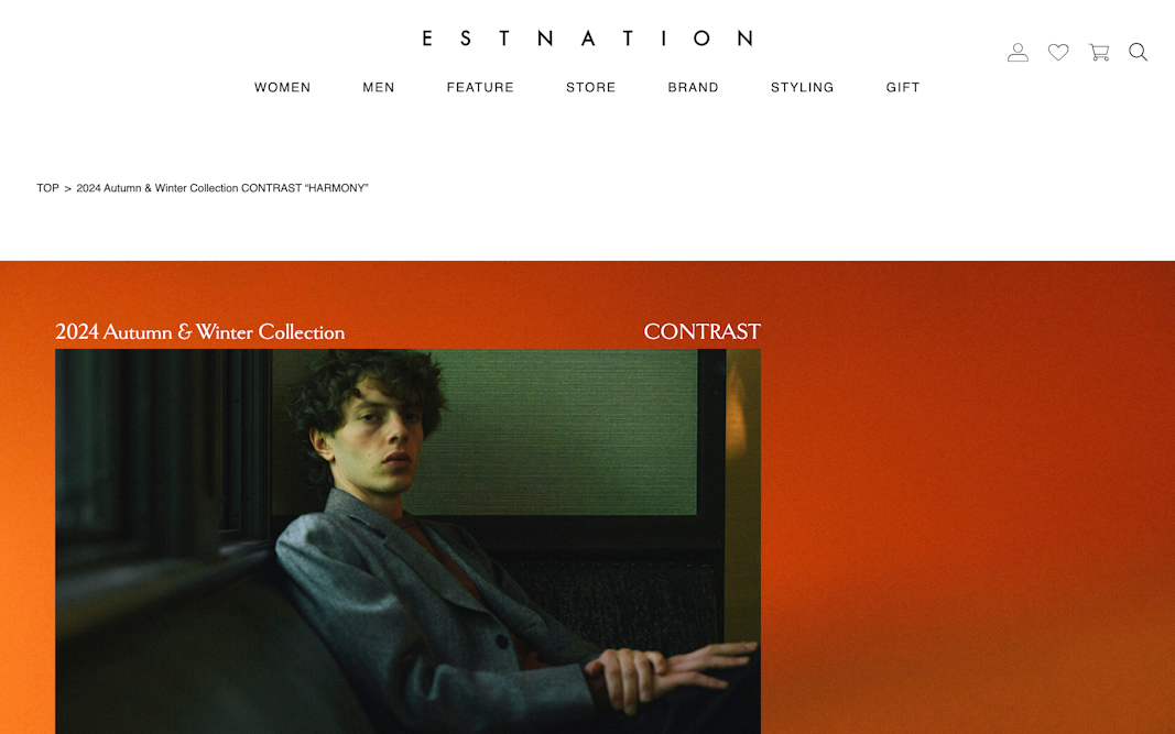 2024 Autumn & Winter Collection CONTRAST “HARMONY”