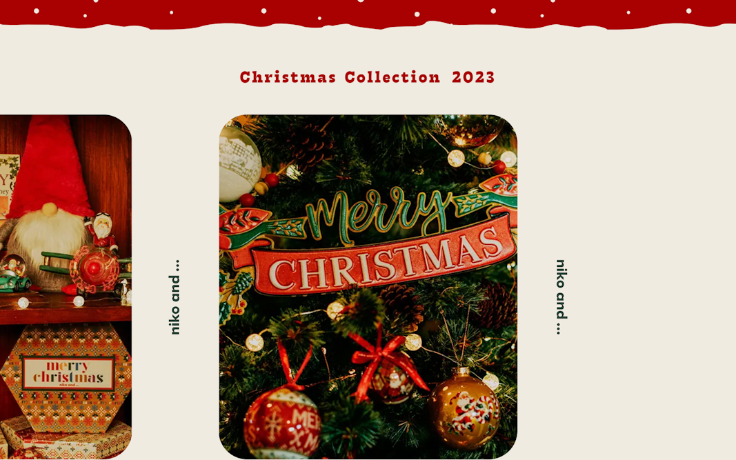niko and ... Christmas Collection 2023 PRE ORDER