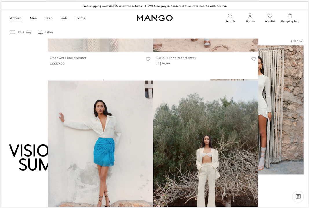 Visions of summer for Women 2022